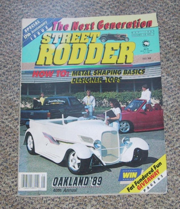 STREET RODDER 1989 MAY - METAL SHAPING, DESIGNER TOPS